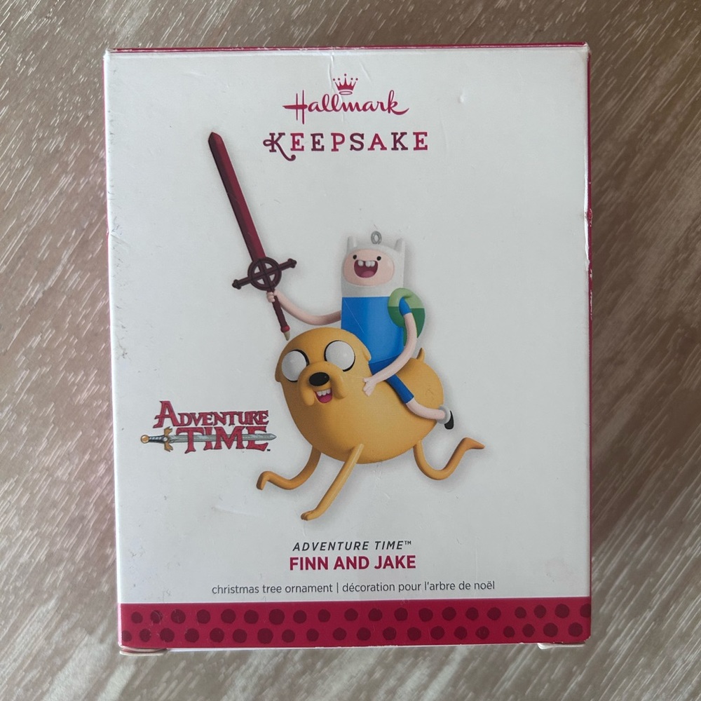 Like New; Finn and Jake Adventure Time Ornament - Hallmark 2013